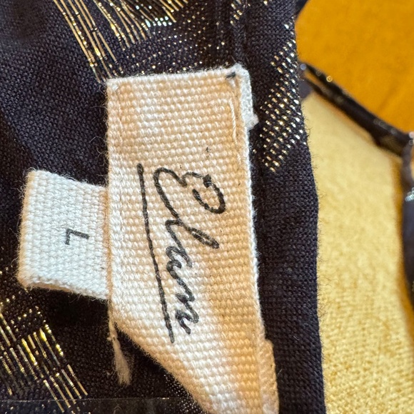 Elan “Cleo” Maxi Dress - Black/Gold | Size Large - Picture 2 of 6